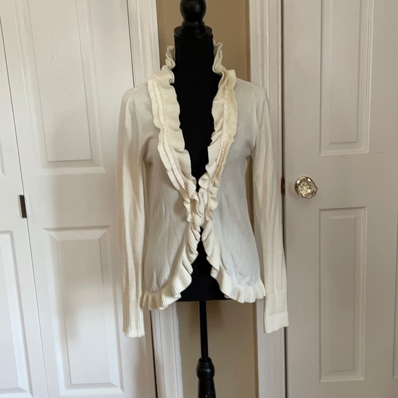 White House Black Market Sweater. Off white. - Picture 1 of 3